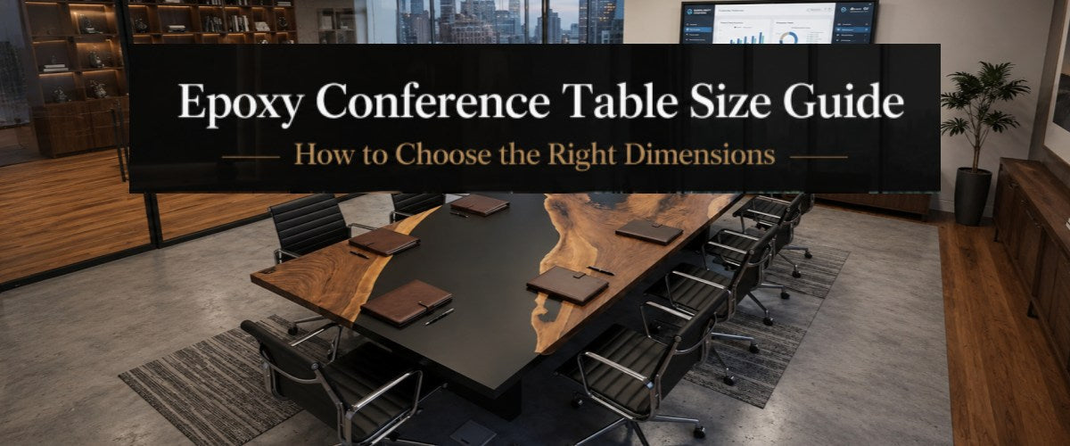 Epoxy Conference Table Size Guide: How to Choose the Right Dimensions