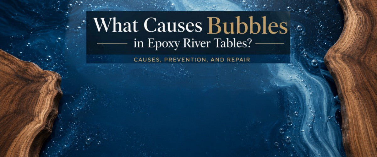 What Causes Bubbles in Epoxy River Tables? Causes, Prevention, and Repair