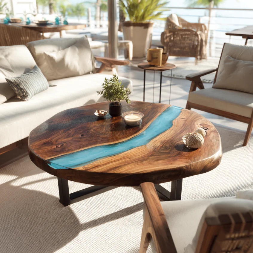 Epoxy Lobby Tables
