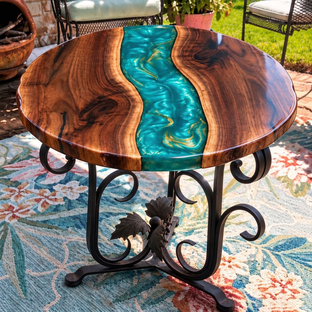 Luxcraftwood Custom Order Link for Judy | 24"D Round Black Walnut Table